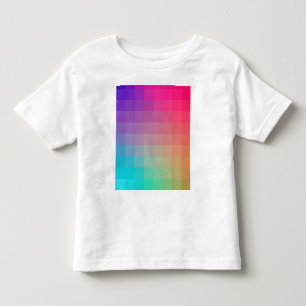 Camiseta Colores Coloridas Arco-Íris Pixels Design