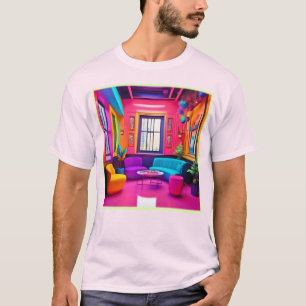 Camiseta Colores Negros da Sala de Viva Neon