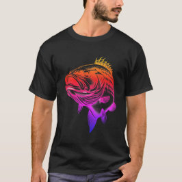 Camiseta Colorful Bass Fishing Tee