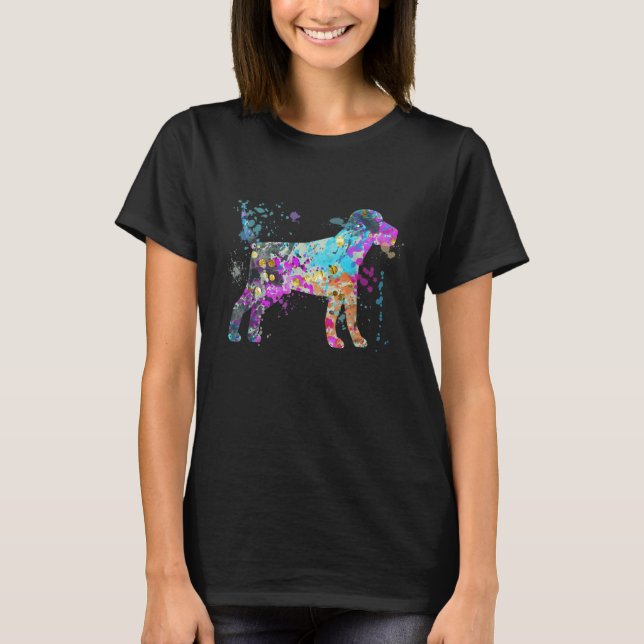 Camiseta Colorful Beagle   Dog Beagle (Frente)
