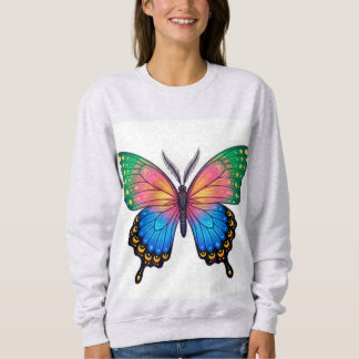 Camiseta  "Colorful Butterfly Hoodie – Unique, Stylish & Co