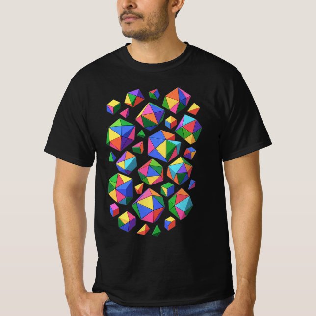 Camiseta Colorful Cubes (Frente)