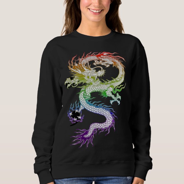Camiseta Colorful Dragon With Semi Colon  1 (Frente)