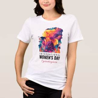 Camiseta Colorful Faces Abstract Women's Day | IWD