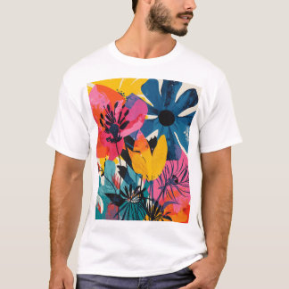 Camiseta Colorful flowers