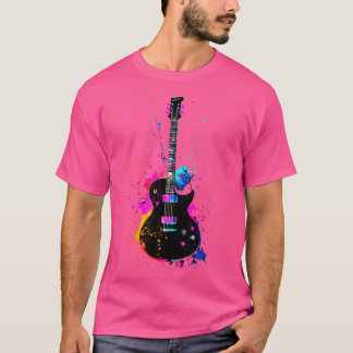 Camiseta Colorful Guitarist Guitar Music Lover