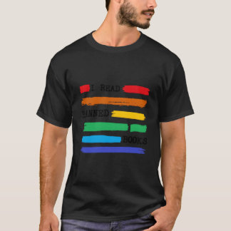 Camiseta Colorful I Read Banned Books Week 2023 Library Rai