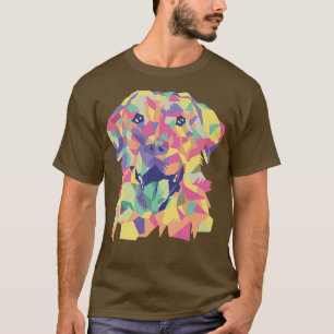 Camiseta Colorful Labrador Dog Owner Puppy Pet Dog Lover Pa