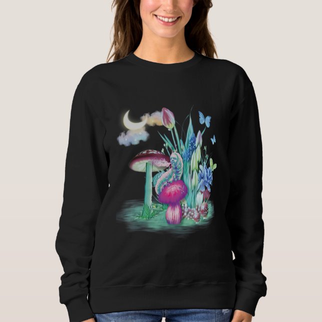 Camiseta Colorful Mycology Mushrooms caterpillar Mushroom c (Frente)
