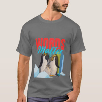 Camiseta Colorful Penguin Family Love