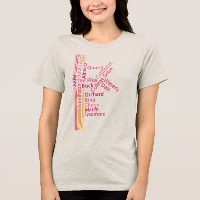 Camiseta Colorful Pine Run Park (Frente)