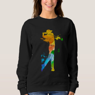 Camiseta Colorful Pop Portrait Dad Golf