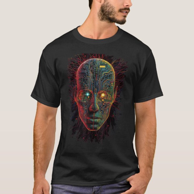 Camiseta Colorful Psychedelic Voodoo Experience Trippy Hipp (Frente)