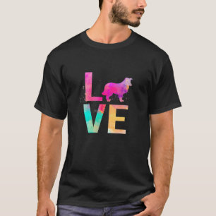 Camiseta Colorful Shetland Sheepdog Dog Mom Gifts Shetland