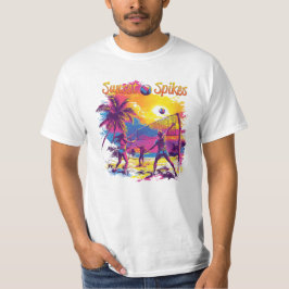 Camiseta Colorful Team Design with Graphic and Text