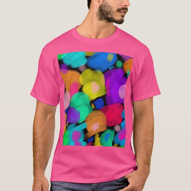 Camiseta Colorful watercolor print (Frente)