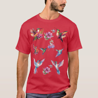 Camiseta Colorfull Fantasy Birds amigo