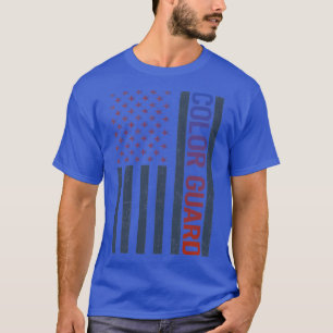 Camiseta Colorguarda de Guardas de Sinalizador Americano