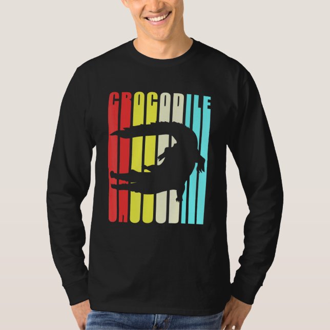 Camiseta Colorida Alligator Crocodilo Kids (Frente)