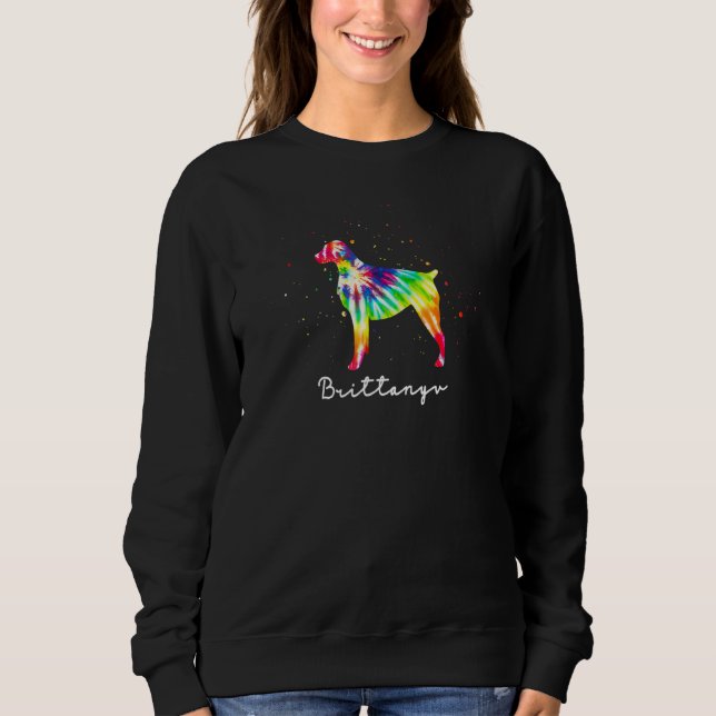 Camiseta Colorida Brittany Dog Mãe Brittany (Frente)