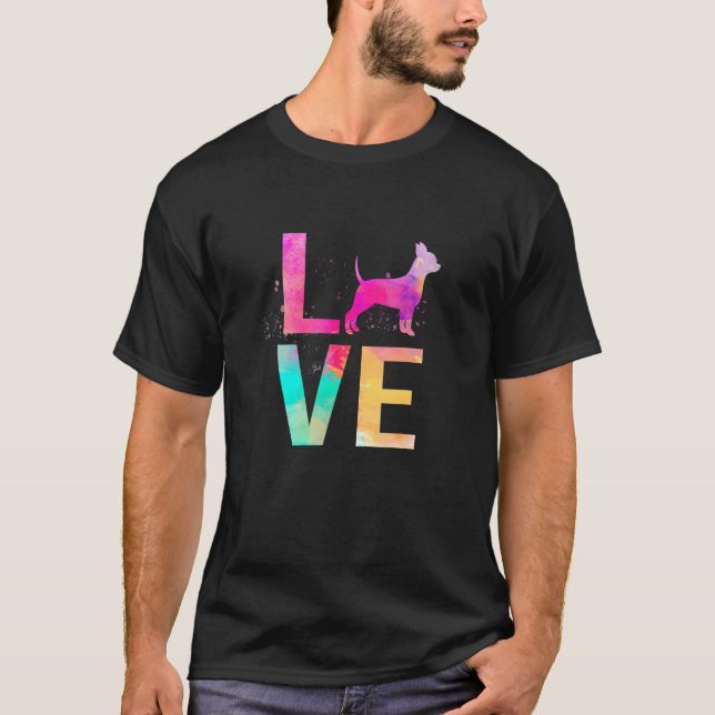 Camiseta Colorida Chihuahua Dog Mãe Chihuahua (Frente)