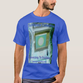 Camiseta colorida "Conectando ao SubEspaço" mascul