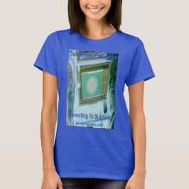 Camiseta colorida "Conectando ao SubEspaço" para m