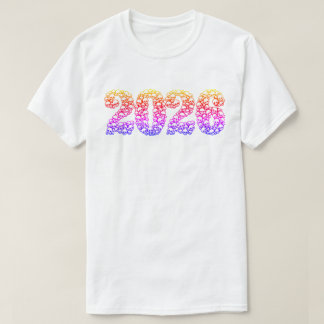 Camiseta Colorida de Crânios de 2026