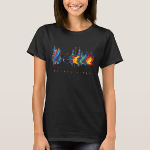 Camiseta Colorida de Viagem do Obelisco de Buenos 