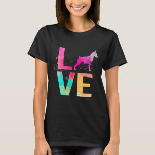Camiseta Colorida Doberman Pinscher Dog Mãe Doberman Pinsch