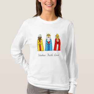 Camiseta Colorida dos Três Reis Magos