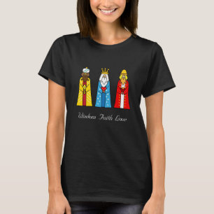 Camiseta Colorida dos Três Reis Magos
