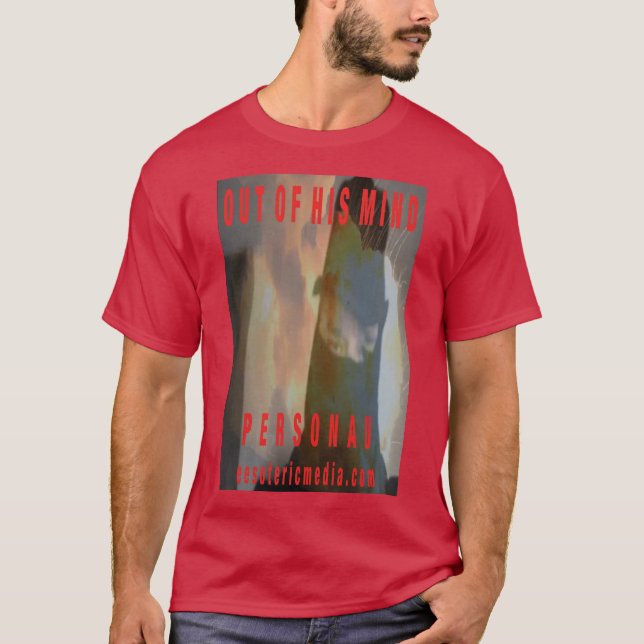 Camiseta colorida "Fora de Si" masculina (Frente)