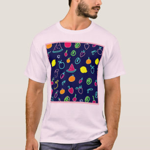 Camiseta Colorida Fruta Fantasia
