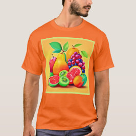 Camiseta Colorida Fruta Medley