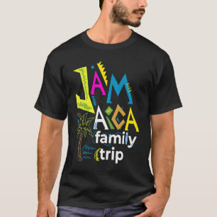 Camiseta Colorida Jamaica Family Trip Spring Break Summer V