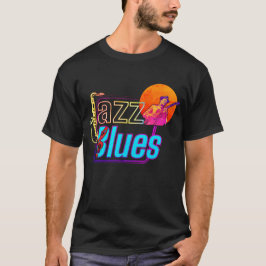 Camiseta Colorida Jazz & Blues Vibes