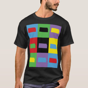 Camiseta Colorida Kansas Pattern Pop Art