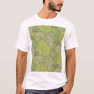 Camiseta Colorida Leaftern Design