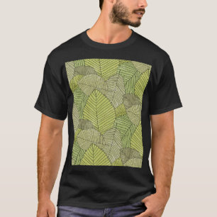 Camiseta Colorida Leaftern Design