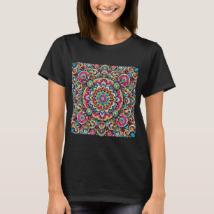 Camiseta Colorida Mandala - Intrate Boho