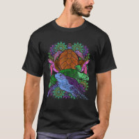 Colorida Mandala Maori Tribal Sea Animal Havaiano