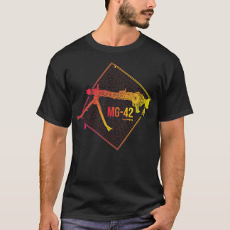 Camiseta Colorida metralhadora alemã MG-42
