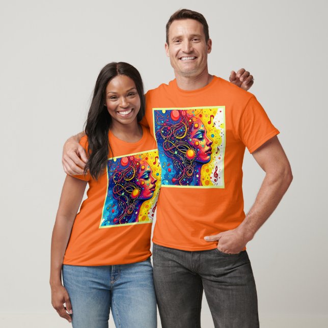 Camiseta Colorida Música Soul (Unissex)