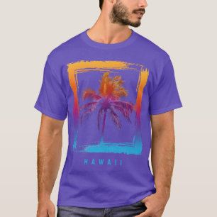 Camiseta Colorida Palm Hawaii Tropical Vibes de Grande Tama