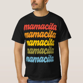 Camiseta Colorida Retro Mamacita Design