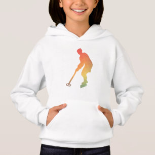 Camiseta Colorida Ringette Girl   Presentes para leitores d