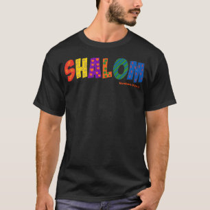 Camiseta Colorida Shalom Cópia