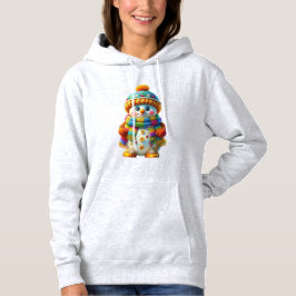 Camiseta Colorida Snowman