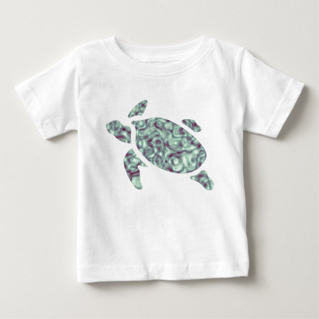 Camiseta Colorida Turtle Toddler Tee (Frente)